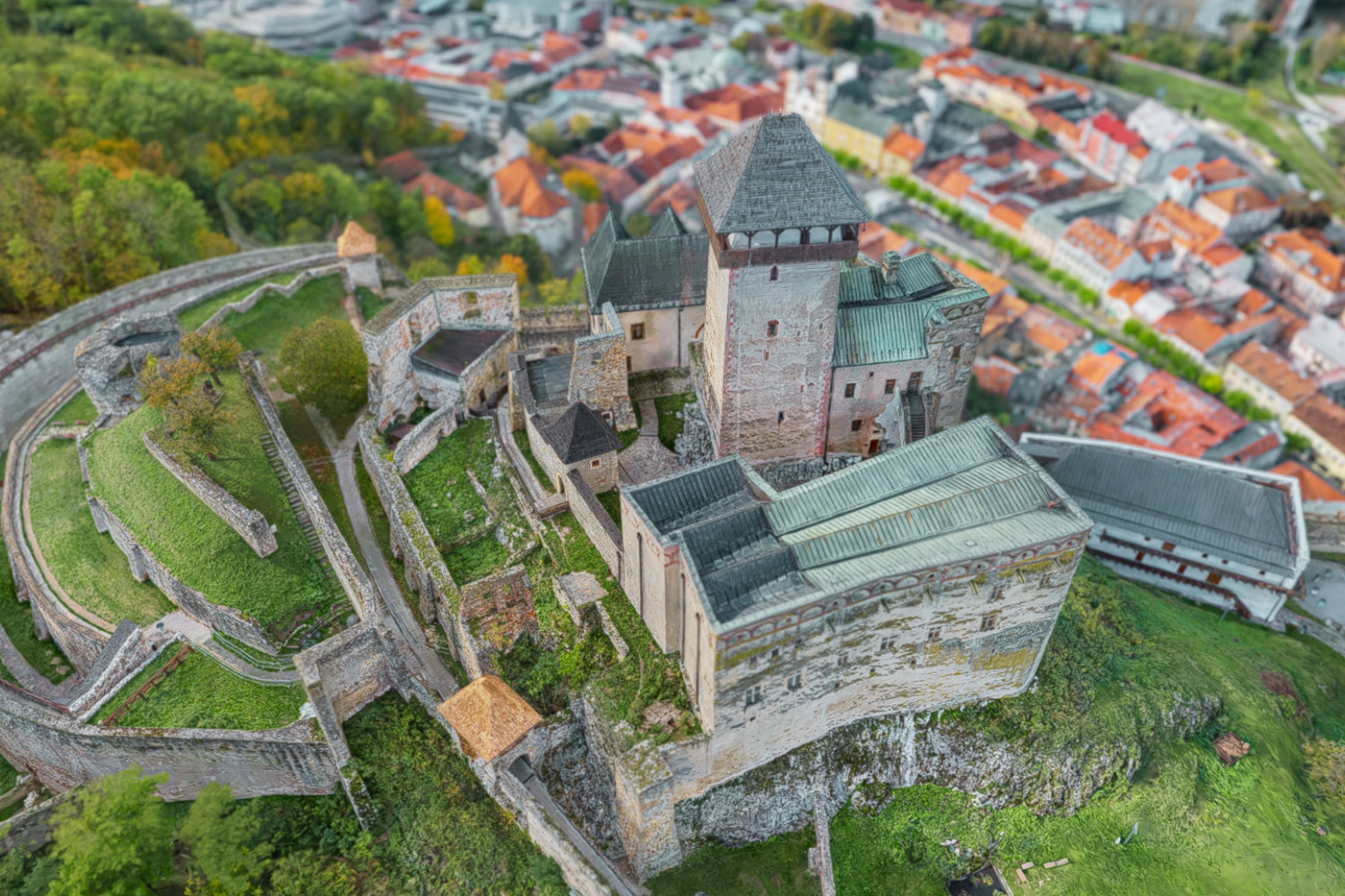 trenciansky hrad 3D model