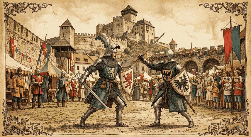 RYTIERI NA TRENČIANSKOM HRADE