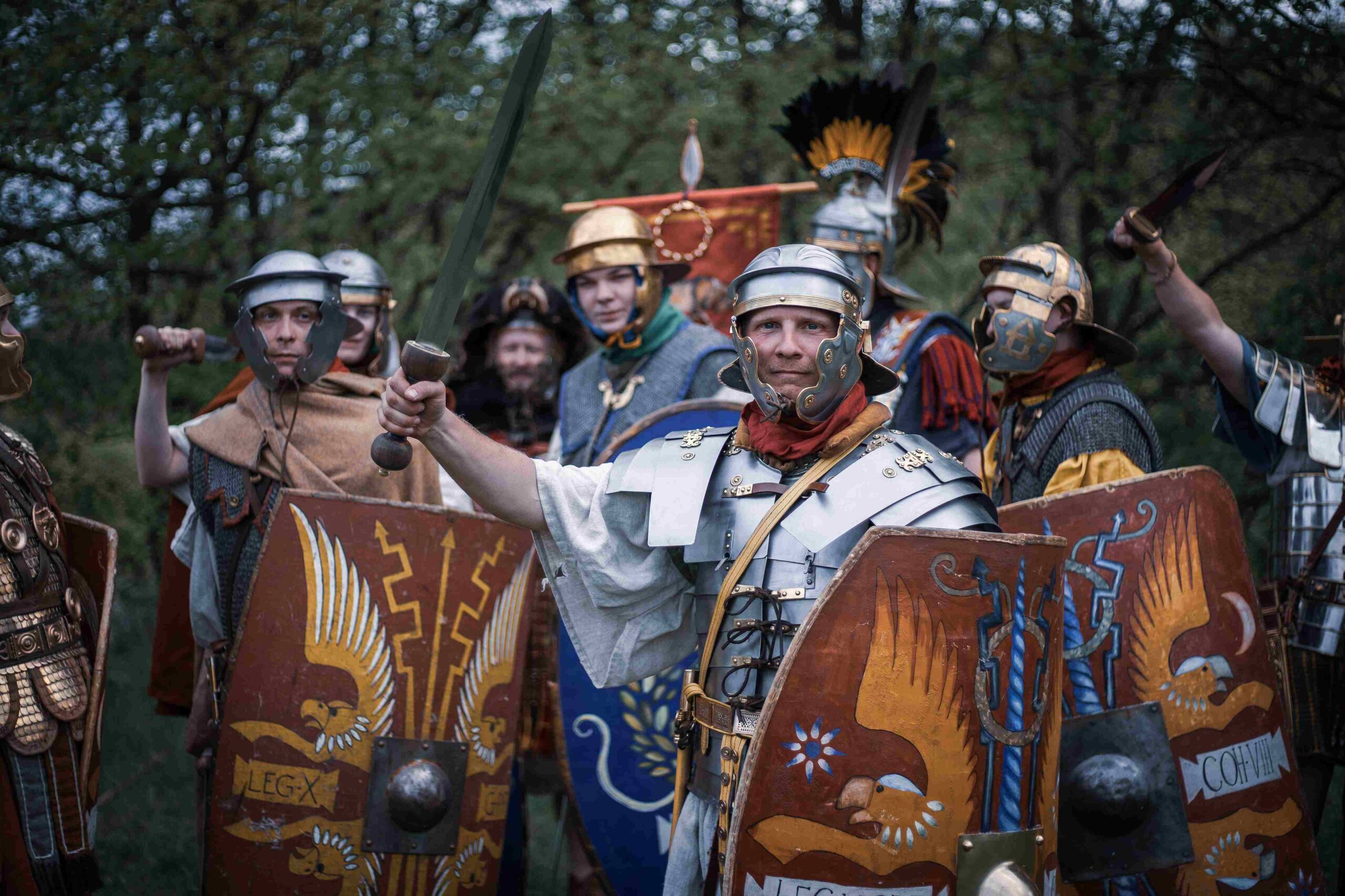 rimski legionari na hradel egio bestia